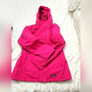 Woman misty mountian winter jacket